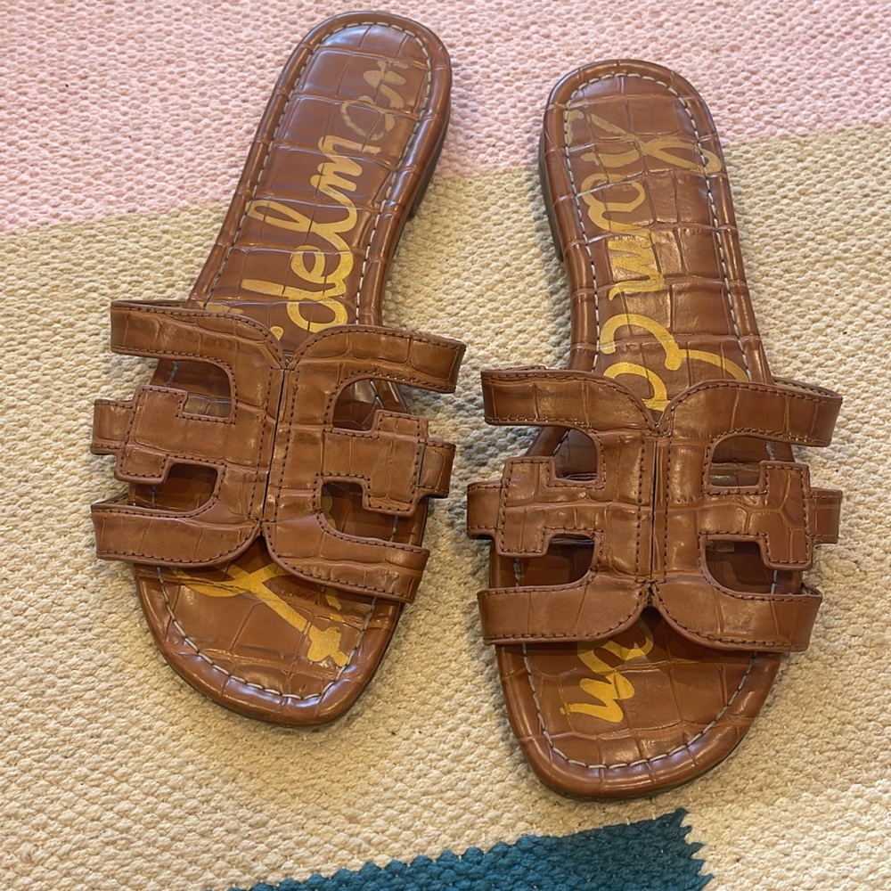 Sam Edelman Brown Slide Sandals